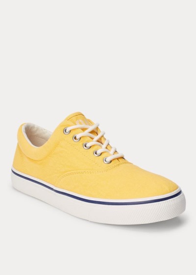 Polo Ralph Lauren Harpoon Lærred Sneakers Herre Danmark (SFTZK6172)